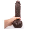 Hung System Gode Lil L Hung System 22 x 6 cm Marron